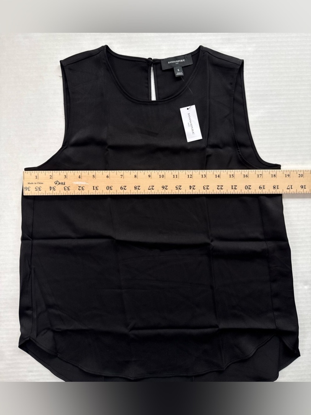 Banana Republic Shell Tank Black Size S - Picture 6 of 9